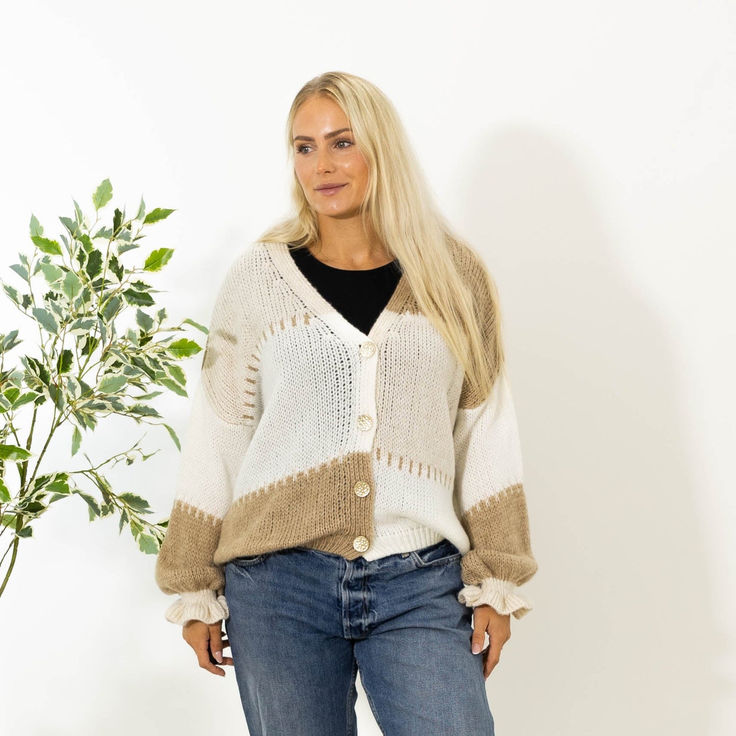 Laureen™ – Mukava neulottu neuletakki