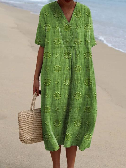 Venice™ – Vintage-tyylinen kukallinen mekko naisille