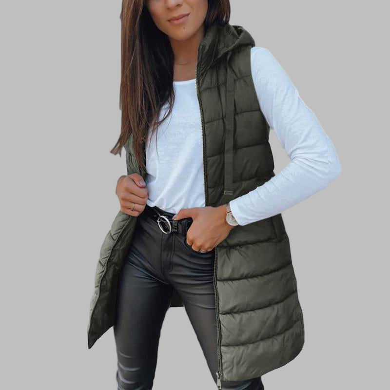 Emilia™ - Puffer Pitkä liivi
