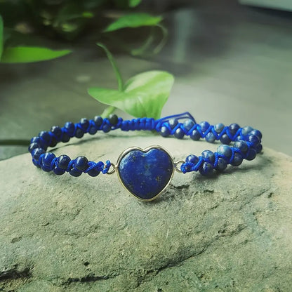 Boho-sydänsäädettävä rannekoru | Yhdessä diabetesta vastaan