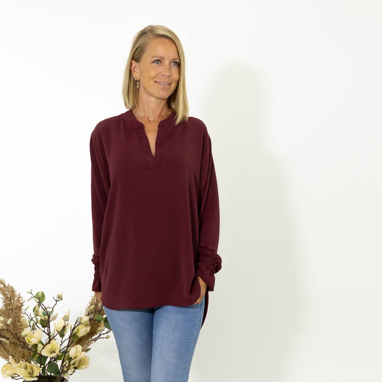 Ingrid™ – Pitkähihainen rento pusero