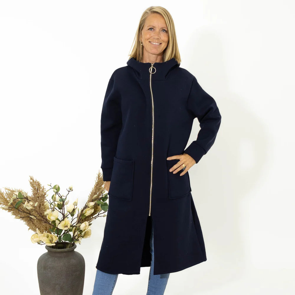 Tessa™ – Pitkä talvinen hupullinen takki