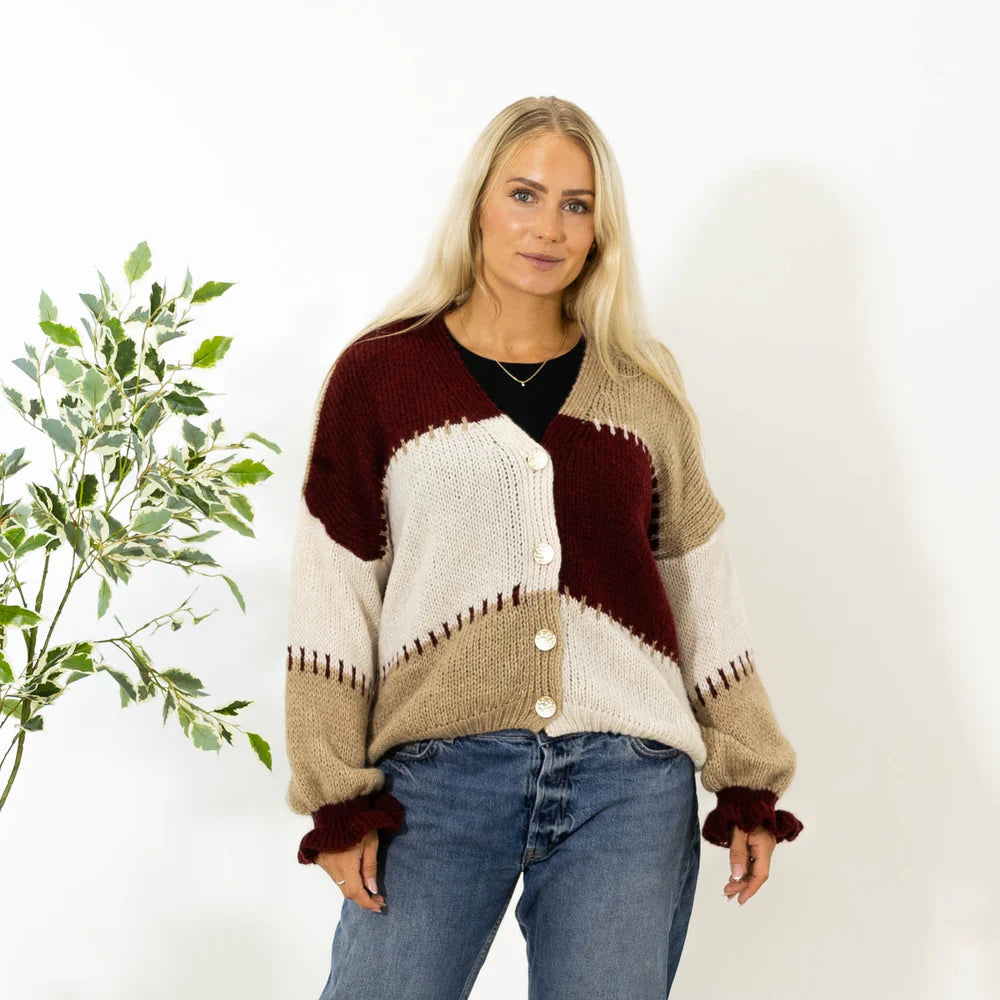 Laureen™ – Mukava neulottu neuletakki