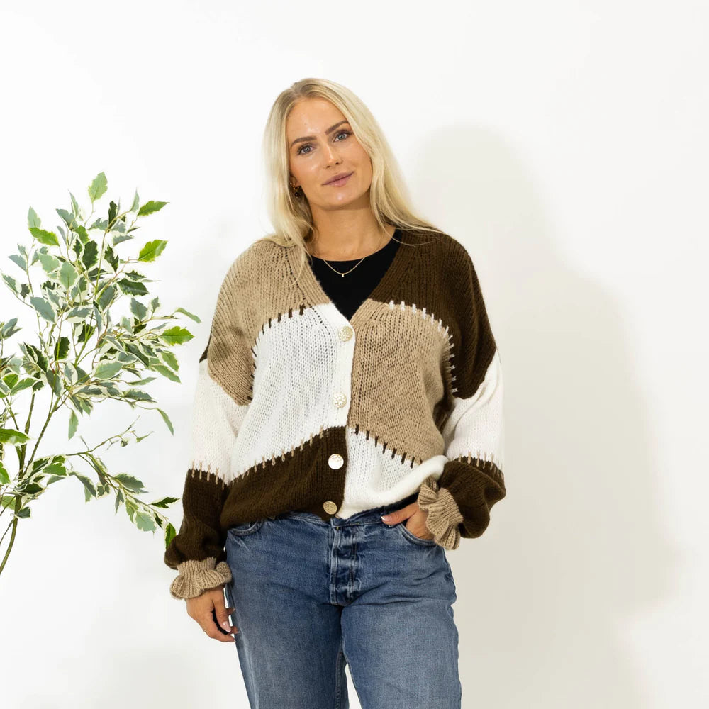 Laureen™ – Mukava neulottu neuletakki
