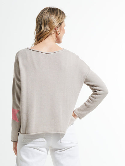 Bea™ – Tilkkutyylinen rento villapaita