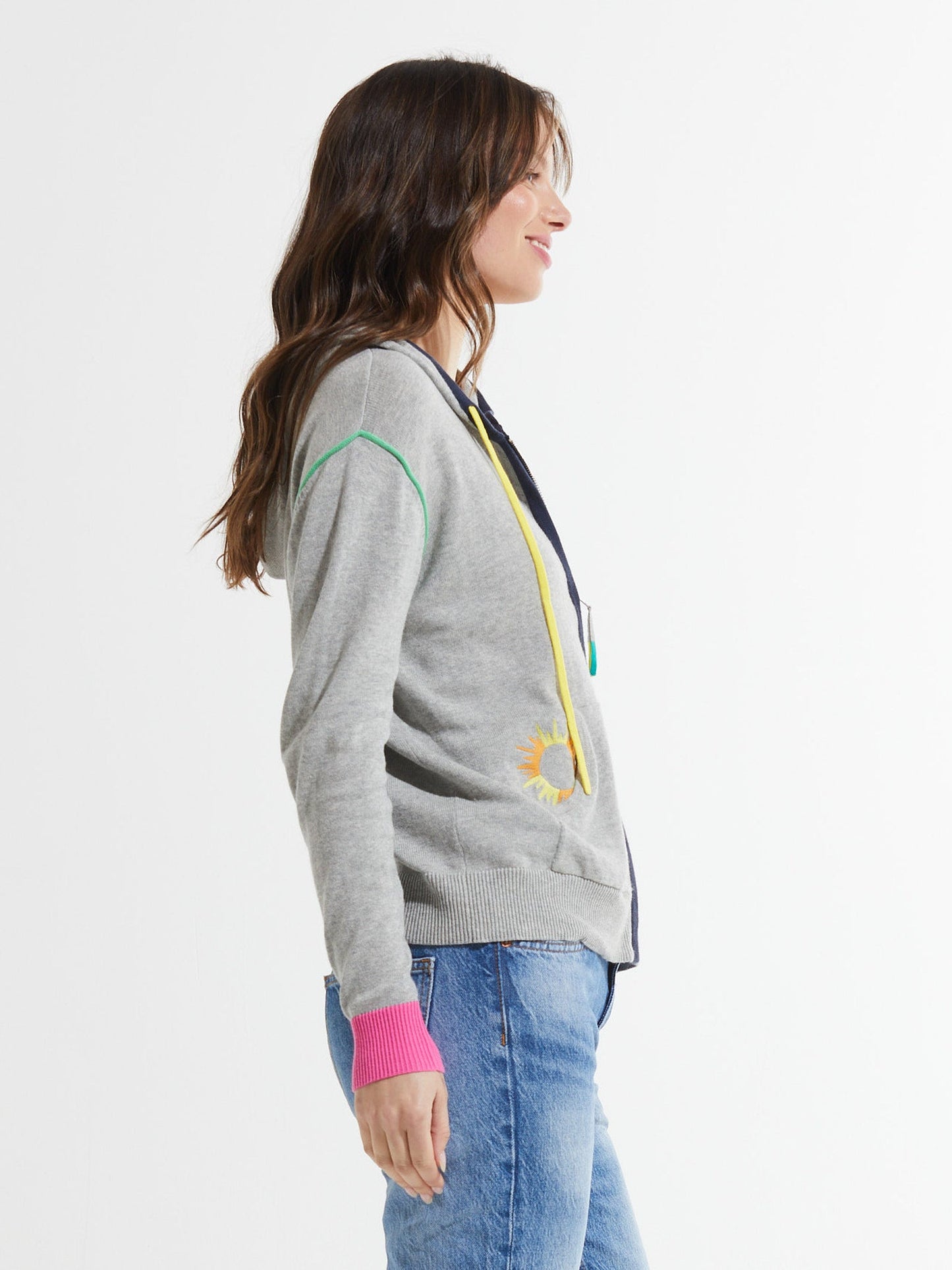 Maila™ – Rento vetoketjullinen huppari