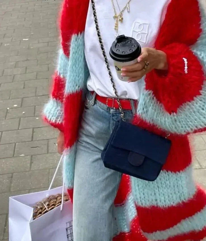 Sue™ – Mukava pitkä neuletakki