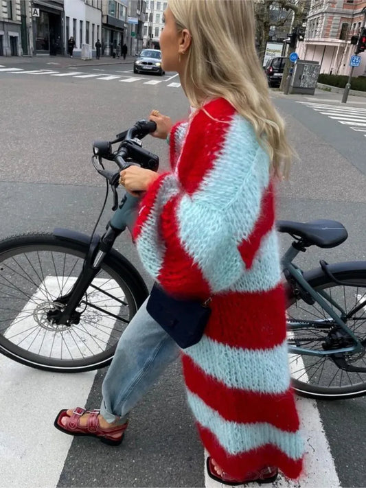 Sue™ – Mukava pitkä neuletakki