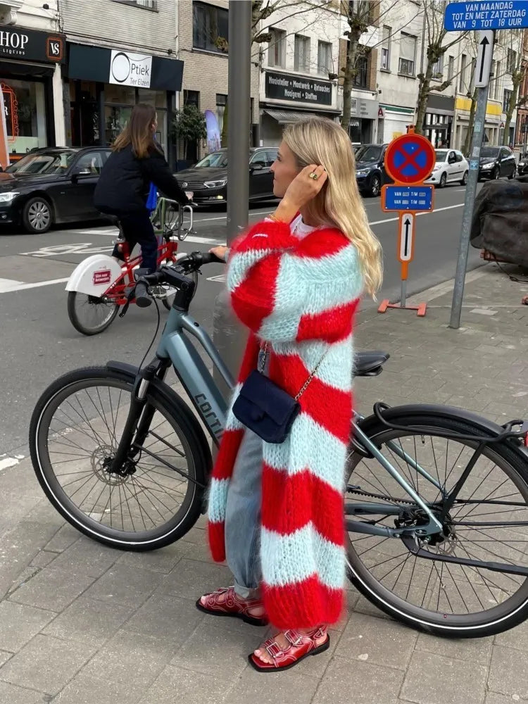 Sue™ – Mukava pitkä neuletakki